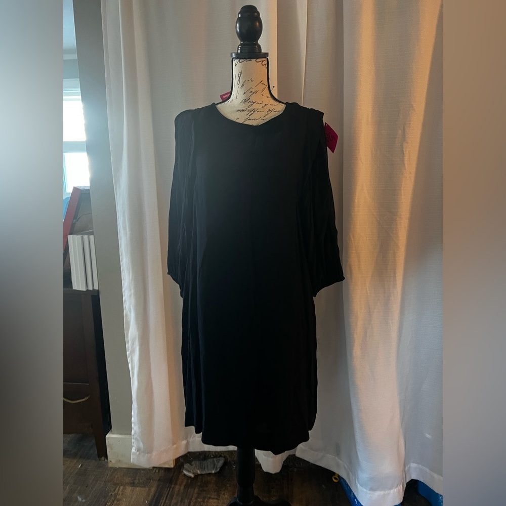 Galleries Lafayette Black Dress NWT